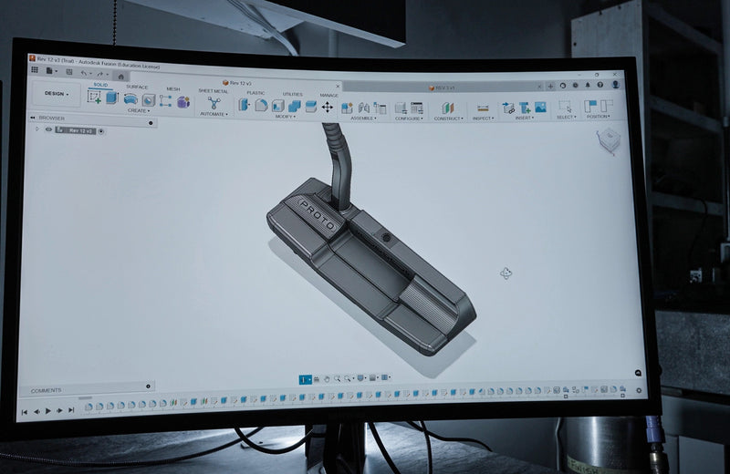Sanfirth putter design using autodesk fusion